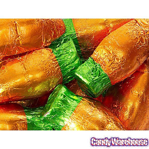 Palmer Foiled Chocolate Carrots: 4LB Bag - Candy Warehouse