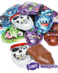 Palmer Foiled Chocolate Monster Heads: 4LB Bag - Candy Warehouse