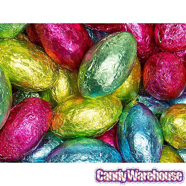 Palmer Foiled Dairy Good Chocolate Eggs Candy: 5LB Bag - Candy Warehouse