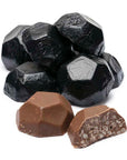 Palmer Foiled Double Crisp Chocolate Black Coal Candy: 4LB Bag