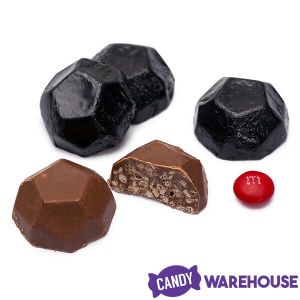 Palmer Foiled Double Crisp Chocolate Black Coal Candy: 4LB Bag - Candy Warehouse