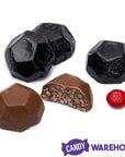 Palmer Foiled Double Crisp Chocolate Black Coal Candy: 4LB Bag