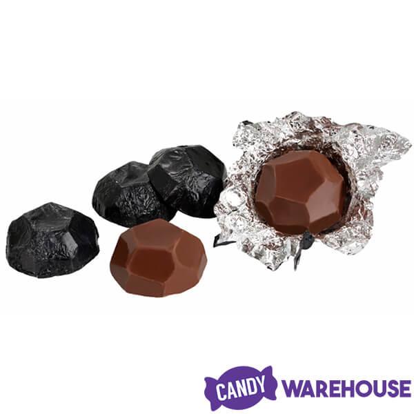 Palmer Foiled Double Crisp Chocolate Black Coal Candy: 4LB Bag - Candy Warehouse