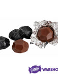 Palmer Foiled Double Crisp Chocolate Black Coal Candy: 4LB Bag