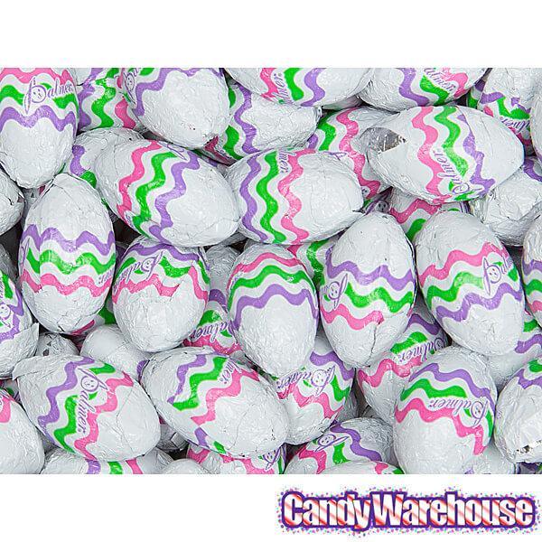 Palmer Foiled White Chocolate Easter Eggs: 5LB Bag - Candy Warehouse