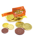 Palmer Gold Foiled Chocolate Coins in Mesh Bags: 12-Piece Box - Candy Warehouse