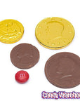 Palmer Gold Foiled Chocolate Coins in Mesh Bags: 12-Piece Box - Candy Warehouse