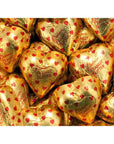 Palmer Gold Foiled Peanut Butter Filled Milk Chocolate Hearts: 4LB Bag - Candy Warehouse