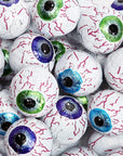 Palmer Googly Eyes Foiled Double Crisp Chocolate Eyeballs: 2LB Bag - Candy Warehouse