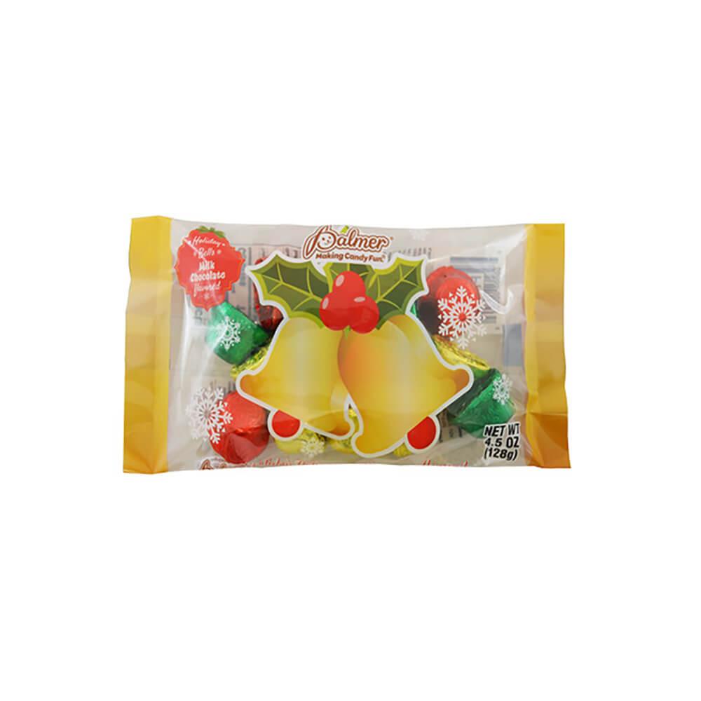 Palmer Milk Chocolate Christmas Bells: 4.5-Ounce Bag - Candy Warehouse