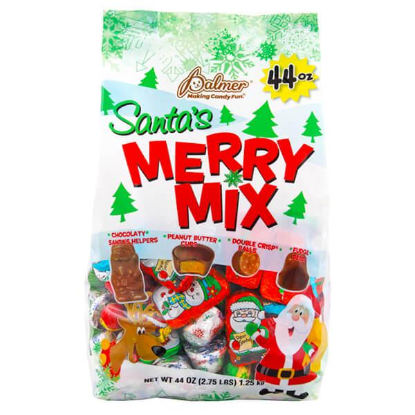 Palmer Santa&#39;s Merry Mix of Chocolate Candy: 2.75LB Bag - Candy Warehouse