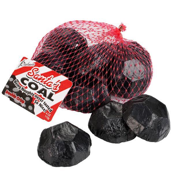 Palmer Santa's Sacks of Coal Foiled Chocolates: 18-Piece Box - Candy Warehouse