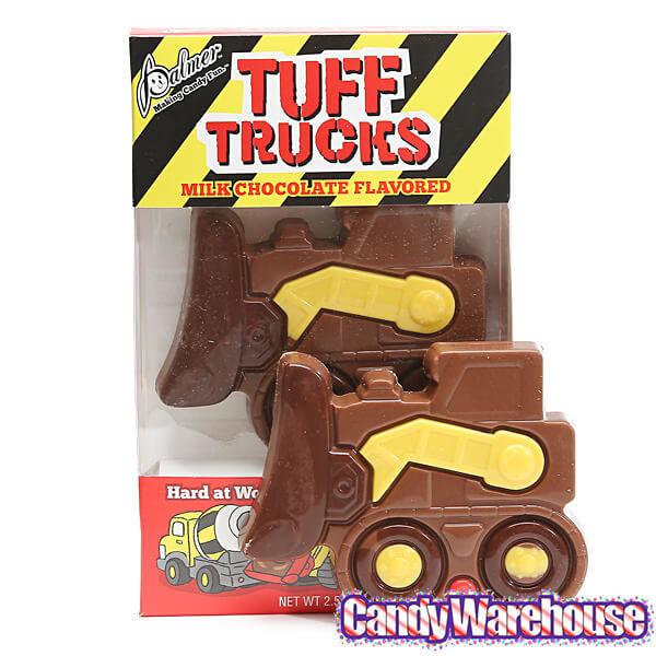 Palmer Tuff Trucks Chocolate Candy Construction Trucks Packs: 18-Piece Box - Candy Warehouse