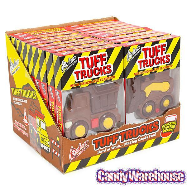 Palmer Tuff Trucks Chocolate Candy Construction Trucks Packs: 18-Piece Box