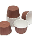 Paper 4-Ounce Candy Cups - Brown: 25-Piece Pack