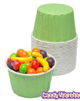 Paper 4-Ounce Candy Cups - Light Green: 25-Piece Pack