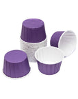 Paper 4-Ounce Candy Cups - Purple: 25-Piece Pack - Candy Warehouse