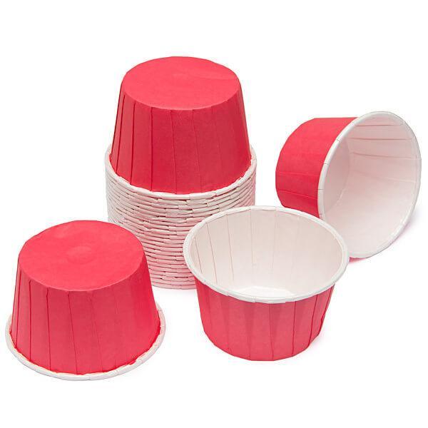 Paper 4-Ounce Candy Cups - Red: 25-Piece Pack