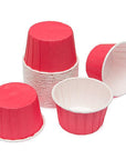 Paper 4-Ounce Candy Cups - Red: 25-Piece Pack