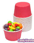 Paper 4-Ounce Candy Cups - Red: 25-Piece Pack