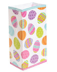 Paper Easter Egg Candy Treat Bags: 12-Piece Pack - Candy Warehouse