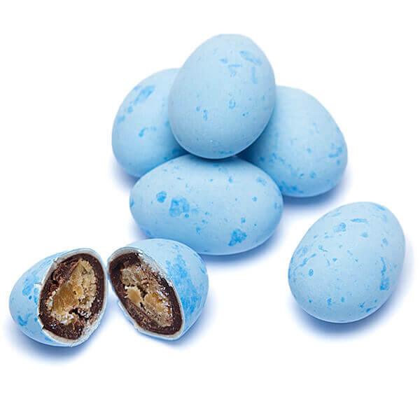 Pastel Blue Caramel Filled Chocolate Robin Eggs Candy: 2LB Bag - Candy Warehouse