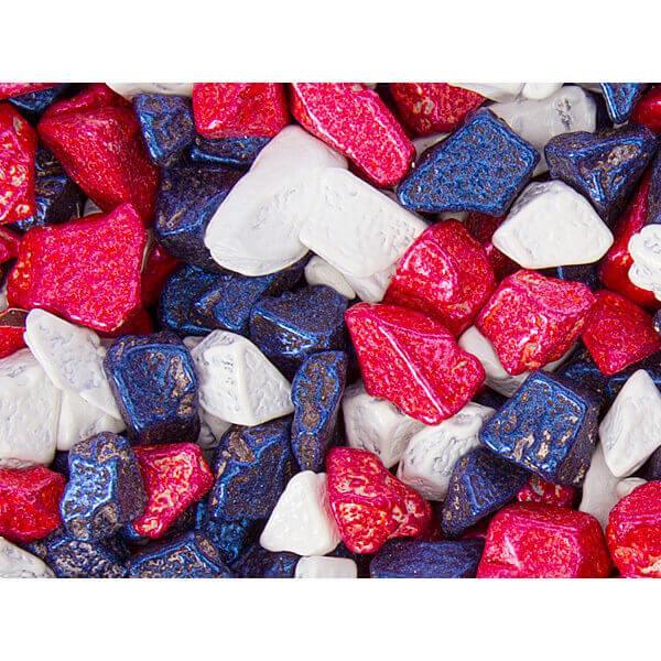 Patriotic USA Chocolate Rocks Candy: 1LB Bag - Candy Warehouse