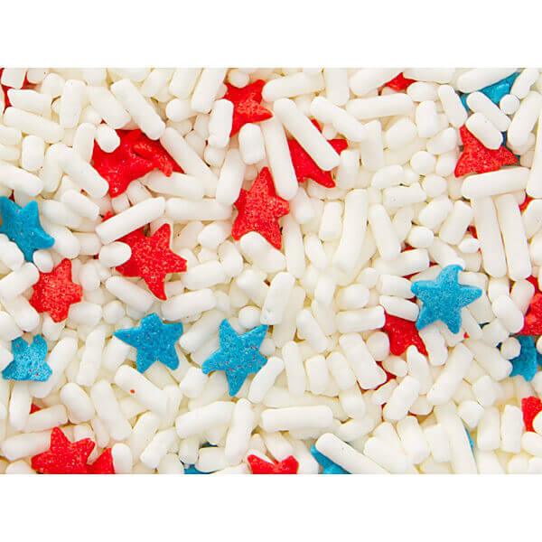 Patriotic USA Mix Sprinkles: 2.5-Ounce Bottle - Candy Warehouse