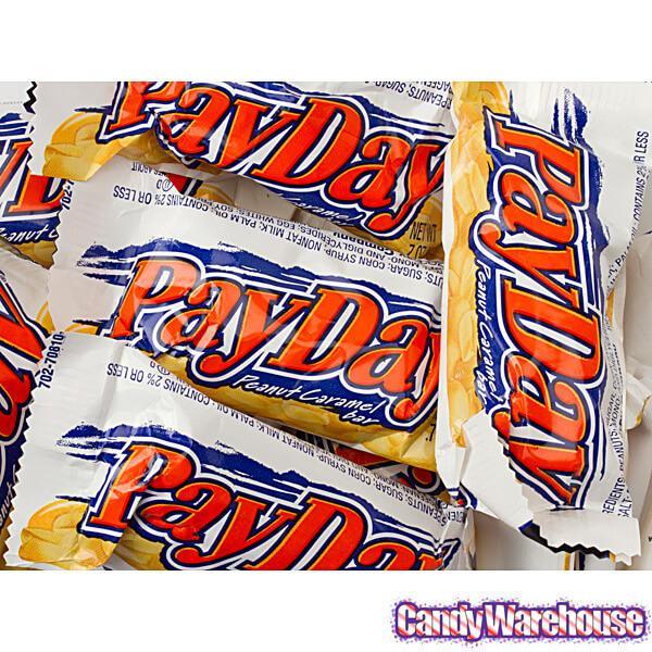 PayDay Snack Size Candy Bars: 192-Piece Case - Candy Warehouse