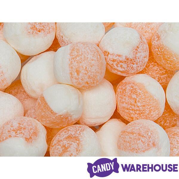 Peach Drops Hard Candy: 10-Ounce Tin - Candy Warehouse