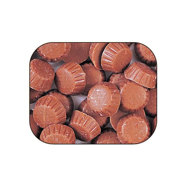 Peanut Butter Filled Milk Chocolate Mini Cups: 8LB Box - Candy Warehouse