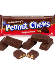 Peanut Chews Candy 2-Ounce Packs - Dark Chocolate: 24-Piece Display - Candy Warehouse