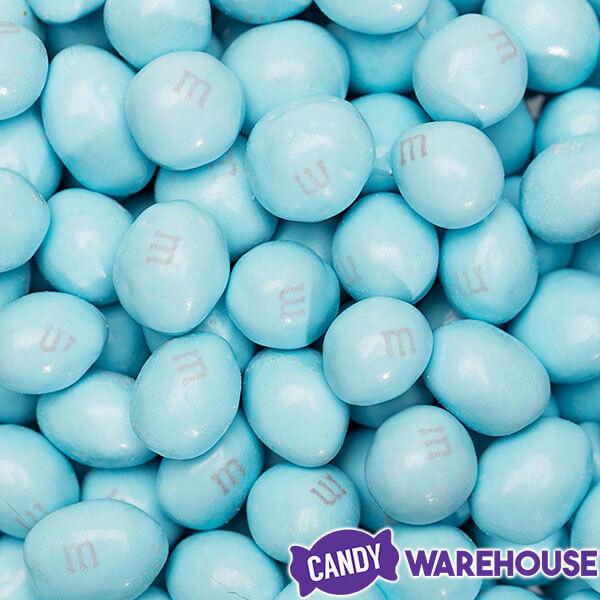 Peanut M&M's Milk Chocolate Candy - Light Blue: 10-Ounce Bag - Candy Warehouse