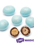 Peanut M&M's Milk Chocolate Candy - Light Blue: 10-Ounce Bag - Candy Warehouse