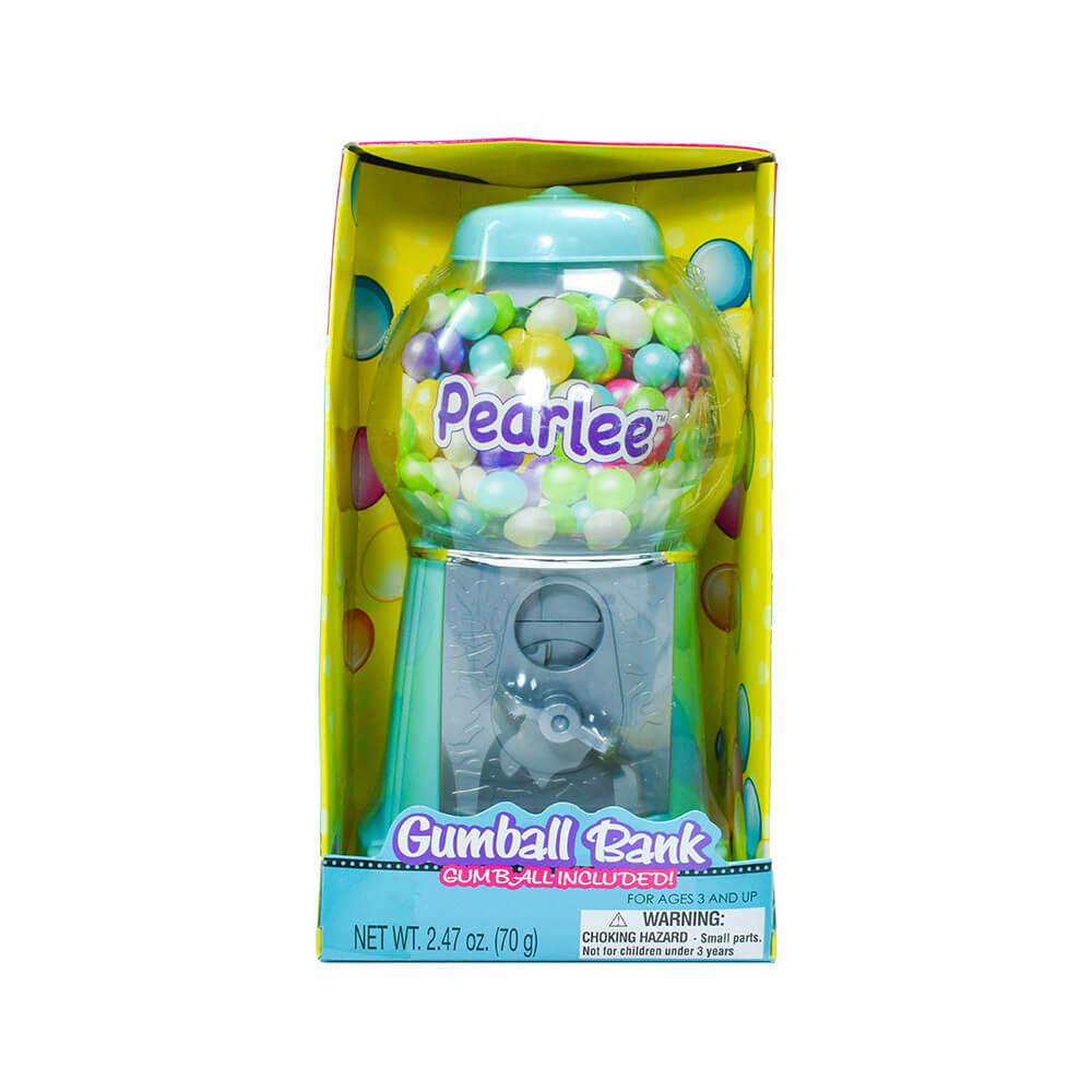 Pearlee 8.5-Inch Gumball Machine with Gumballs: 3-Piece Set - Candy Warehouse