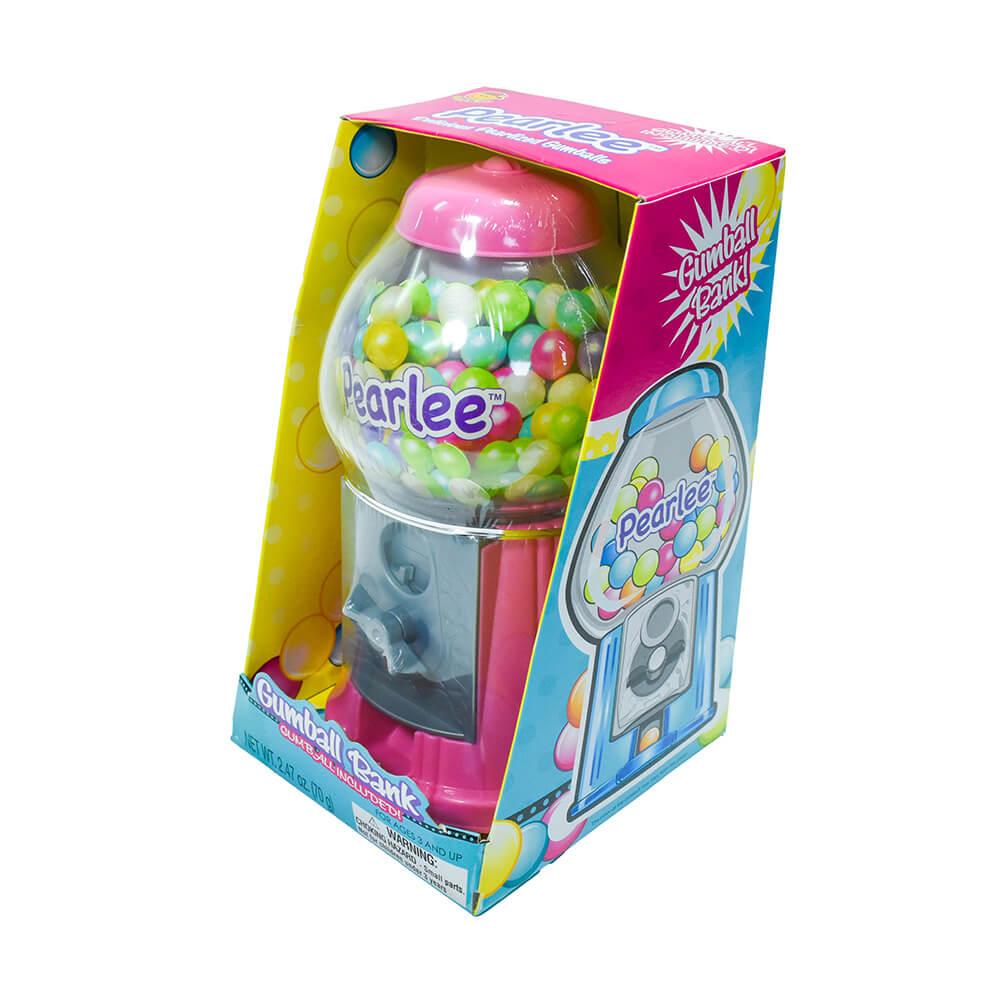 Pearlee 8.5-Inch Gumball Machine with Gumballs: 3-Piece Set - Candy Warehouse