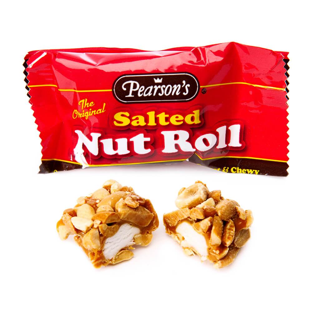 Pearson's Bite Size Salted Nut Rolls: 5LB Bag - Candy Warehouse