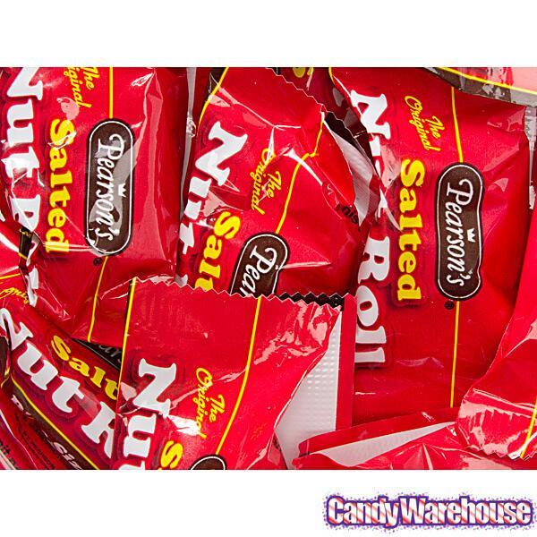 Pearson's Bite Size Salted Nut Rolls: 5LB Bag - Candy Warehouse