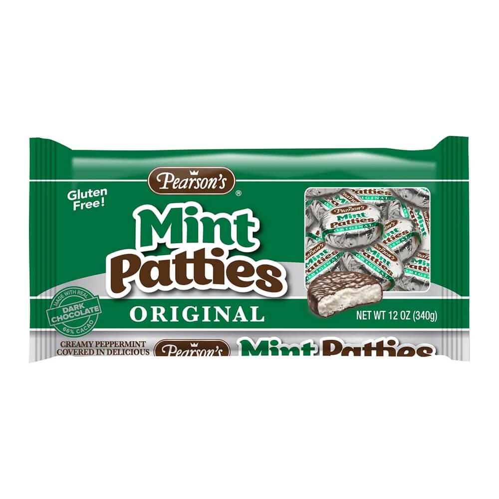 Pearson's Mint Chocolate Patties: 12-Ounce Bag - Candy Warehouse