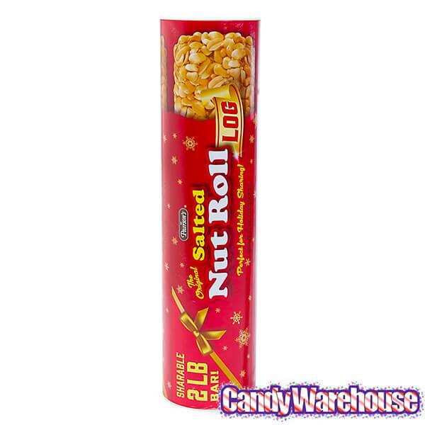 Pearson&#39;s Salted Nut Roll 2-Pound Candy Log - Candy Warehouse