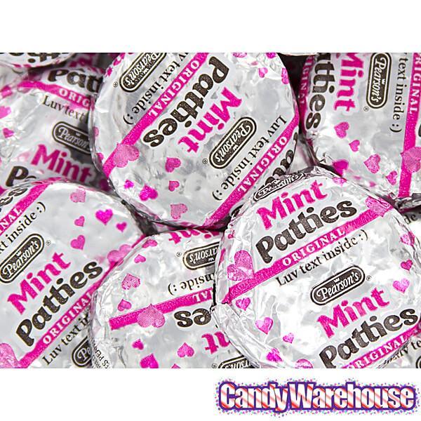 Pearson's Valentine's Mint Patties Candy: 35-Piece Bag - Candy Warehouse