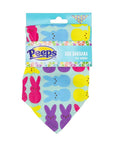 Peeps Bunny Rainbow Print Bandanna: X-Small/Small - Candy Warehouse