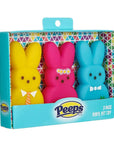 Peeps Dress-up Bunnies Vinyl Squeaker Pet Toy: 3-Piece Box