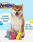 Peeps Dress-up Bunnies Vinyl Squeaker Pet Toy: 3-Piece Box