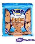 Peeps Marshmallow Candy Bunnies - Chocolate Pudding: 8-Piece Pack - Candy Warehouse