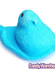 Peeps Marshmallow Chicks Candy - Blue: 10-Piece Pack - Candy Warehouse