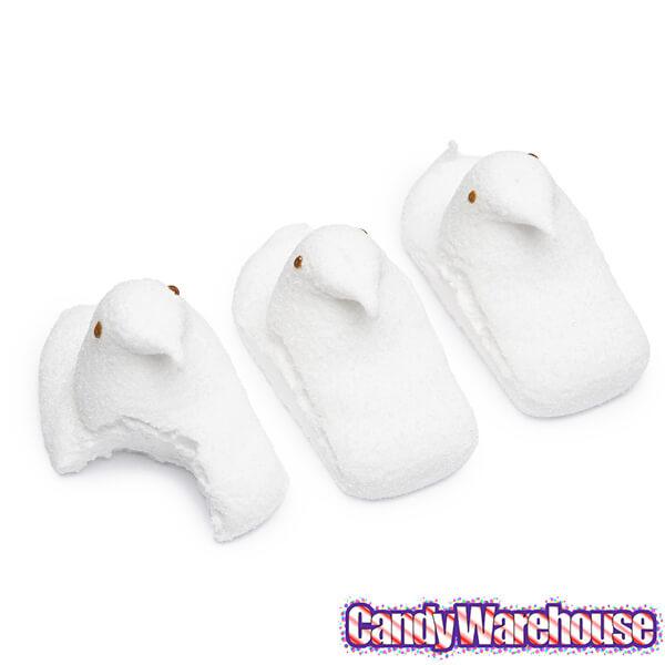 Peeps Marshmallow Chicks Candy - White: 10-Piece Pack - Candy Warehouse