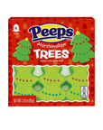 Peeps Marshmallow Christmas Trees Candy 6-Packs: 12-Piece Case - Candy Warehouse