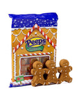 Peeps Marshmallow Gingerbread Men Candy 6-Packs: 12-Piece Case - Candy Warehouse