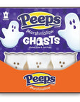 Peeps Marshmallow Halloween Candy Packs - Ghosts: 12-Piece Case